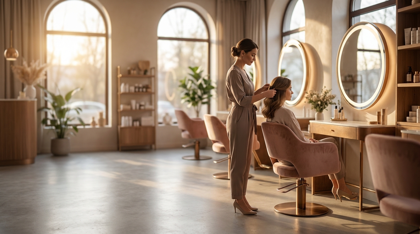 Salon M-Style – interior salon înfrumusețare Craiova